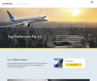 Embraercommercialaviation.com(Enabling airlines to outperform) Screenshot
