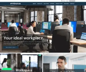 Embrava.com(Desk Booking and Busy Light for the Modern Workplace) Screenshot