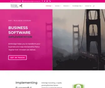 Embridgeconsulting.com(Embridge Consulting) Screenshot