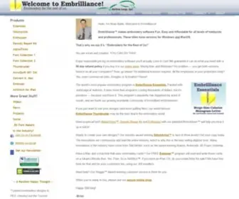 Embrilliance.com(Embrilliance Embroidery Software) Screenshot