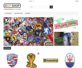 Embroideredirononpatches.com(EIOP SHOP) Screenshot