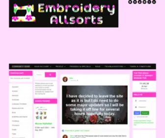 Embroidery-Allsorts.com(Embroidery Allsorts) Screenshot