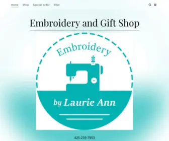 Embroiderybylaurieann.com(Embroidery by Laurie Ann) Screenshot