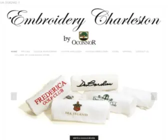 Embroiderycharlestonsc.com(Custom Embroidery) Screenshot