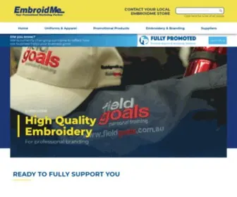 Embroidme.com.au(Fully Promoted) Screenshot