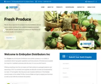 Embrydon.com(Embrydon Distributors Inc) Screenshot