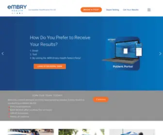 Embryhealth.com(Embry Health) Screenshot