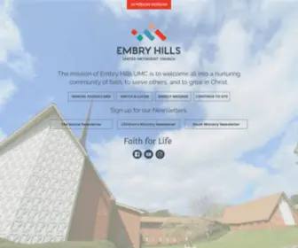 Embryhillsumc.org(The mission of Embry Hills UMC) Screenshot