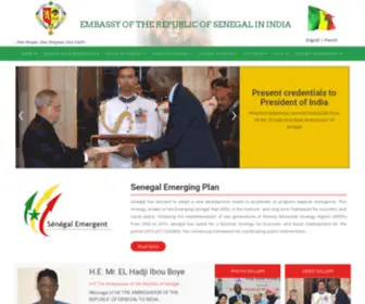 Embsenindia.org(Senegal Embassy) Screenshot