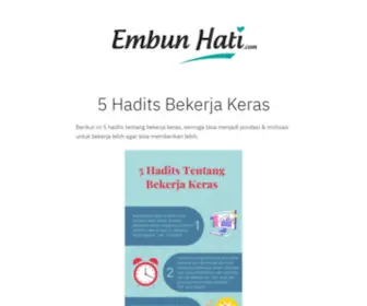 Embunhati.com(Media Referensi Ahlusunnah Wajamaah) Screenshot