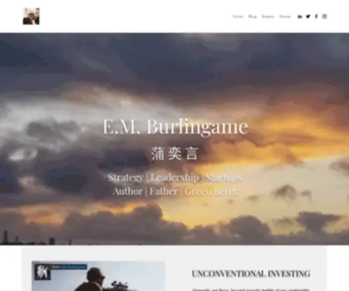 Emburlingame.com(As Rome Burns) Screenshot