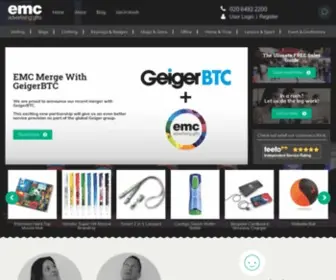 Emcadgifts.co.uk(Promotional Gifts & Promotional Products From EMC) Screenshot