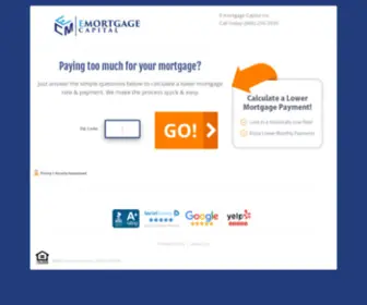Emcapply.com(E mortgage Capital Inc) Screenshot