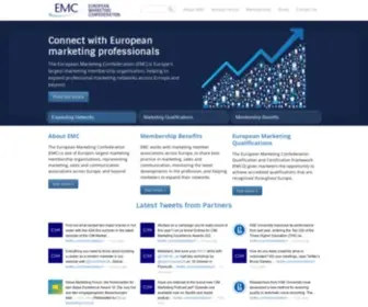 EMC.be(European Marketing Confederation) Screenshot