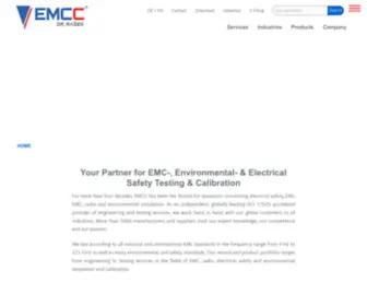 EMCC.de(Testlab for EMC and Environmental Simulation) Screenshot