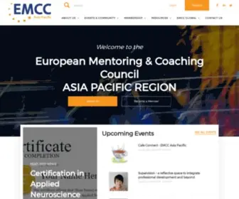 Emccapr.org(European Mentoring & Coaching Council ASIA PACIFIC REGION) Screenshot