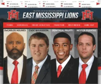 Emccathletics.com(East Mississippi Athletics) Screenshot