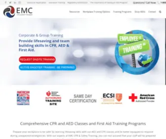 EmccPrtraining.com(Nationwide Onsite CPR/AED & First Aid Training) Screenshot