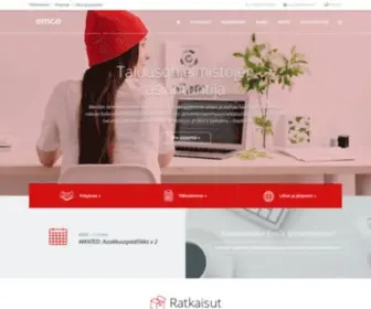 Emce.fi(Taloushallinnon kotimainen ohjelmistokumppani) Screenshot