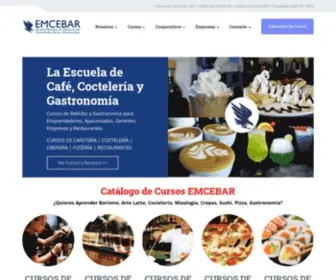 Emcebar.org.mx(Escuela Mexicana de Cafeterías) Screenshot