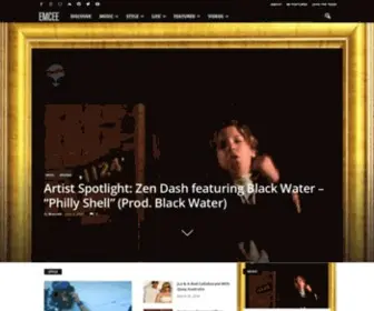 Emceenetwork.com(Urban Lifestyle Network) Screenshot