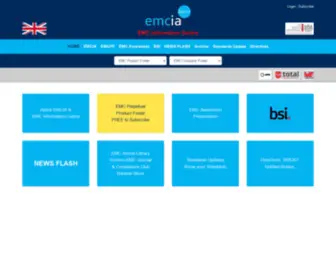 Emcia.org(EMC Industry Association) Screenshot