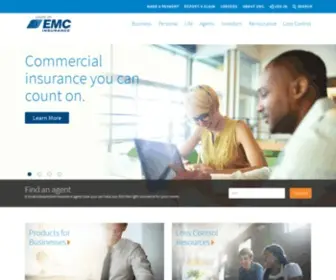 Emcins.com(EMC Insurance Companies) Screenshot