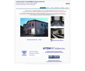 Emclab.ro(Electromagnetic Compatibility Certification Laboratory) Screenshot