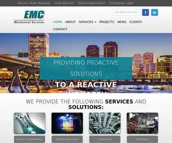 Emcmechanical.com(EMC Mechanical Services) Screenshot