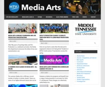 Emcmtsu.com(Media Arts at MTSU) Screenshot