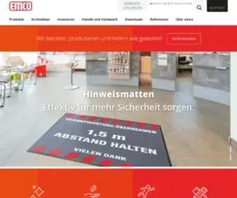 Emco-BAU.com(Eingangsmattensysteme nach Maß) Screenshot