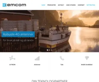 Emcom.no(Hjem) Screenshot