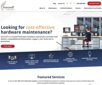 Emconit.com(Hardware Maintenance & Management) Screenshot