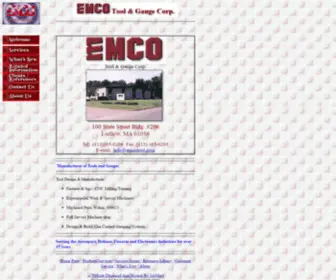 Emcotool.com(EMCO Tool & Gauge Corporation) Screenshot