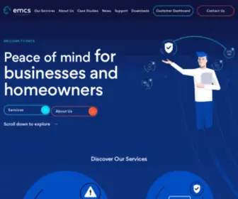 EMCS.co.uk(Alarm Receiving Centre) Screenshot