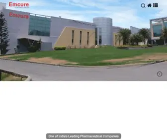 Emcure.com(Leading Global Pharmaceutical Company) Screenshot