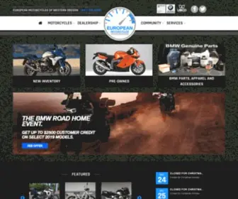 Emcwor.com(European Motorcycles of Western Oregon) Screenshot