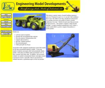 EMD-Models.com(EMD Engineering Model Developments Scale Models) Screenshot