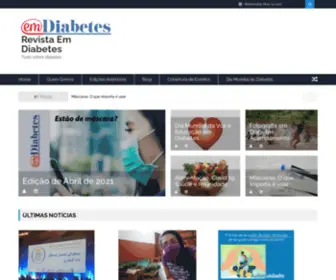 Emdiabetes.com.br(Revista Em Diabetes) Screenshot