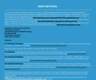 Emdrnetwork.org(EMDR Network) Screenshot