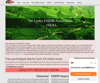 Emdrsrilanka.org(EMDR Sri Lanka Association) Screenshot