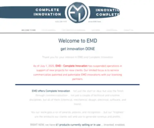 Emdtech.com(Glendale Heights) Screenshot