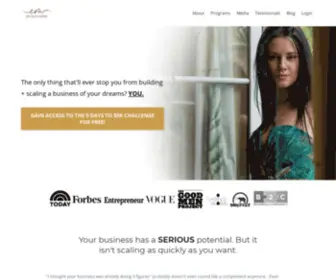 Emducharme.com(Zero to CEO) Screenshot