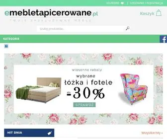 Emebletapicerowane.pl(Internetowy sklep meblowy) Screenshot