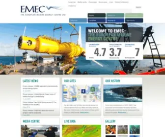 Emec.org.uk(European Marine Energy Centre) Screenshot