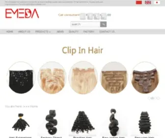 Emedahair.com(Emeda hair) Screenshot