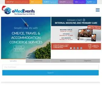 Emedevents.com(CME/CE Conferences 2021) Screenshot