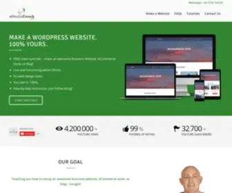 Emediacoach.com(Make a WordPress Website) Screenshot