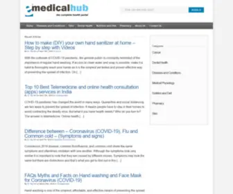 Emedicalhub.com(Medical Articles and Tips) Screenshot