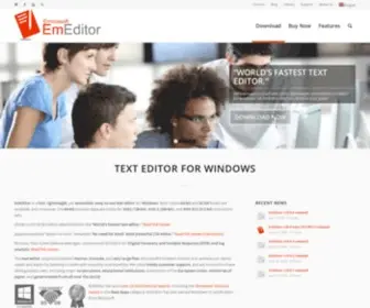 Emeditor.com(Text Editor for Windows supporting large files and Unicode) Screenshot